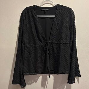 Endless Rose Black Blouse size L